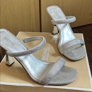 Michael Kors Block Heel Sandals 7.5